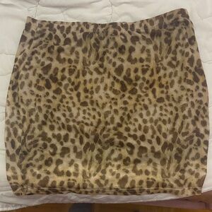 cheetah print skirt